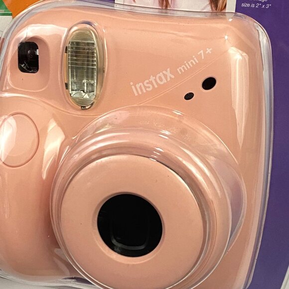 Fujifilm Instax Mini 7 + Instant Camera Light Pink New Damaged Package - Picture 4 of 9